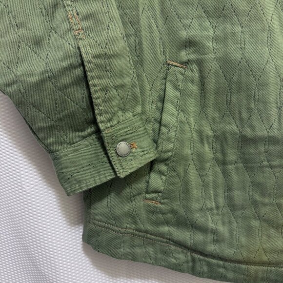 Tachs Girlfriend Quilted Jacket Womens XL Green Coat X-Large - Picture 3 of 11